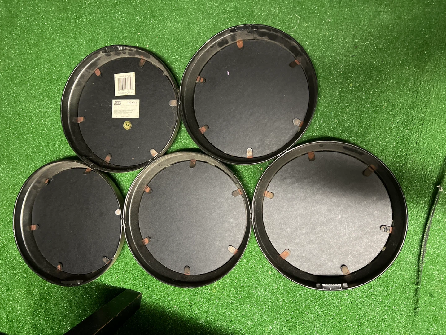 Set of 5 Round Decorative Mirrors - photo 3