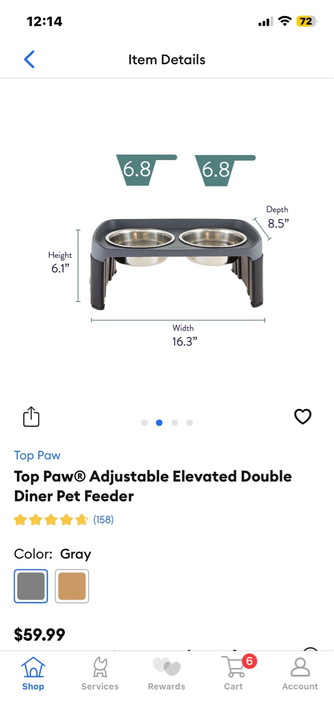 Raised Dog Bowls - photo 3