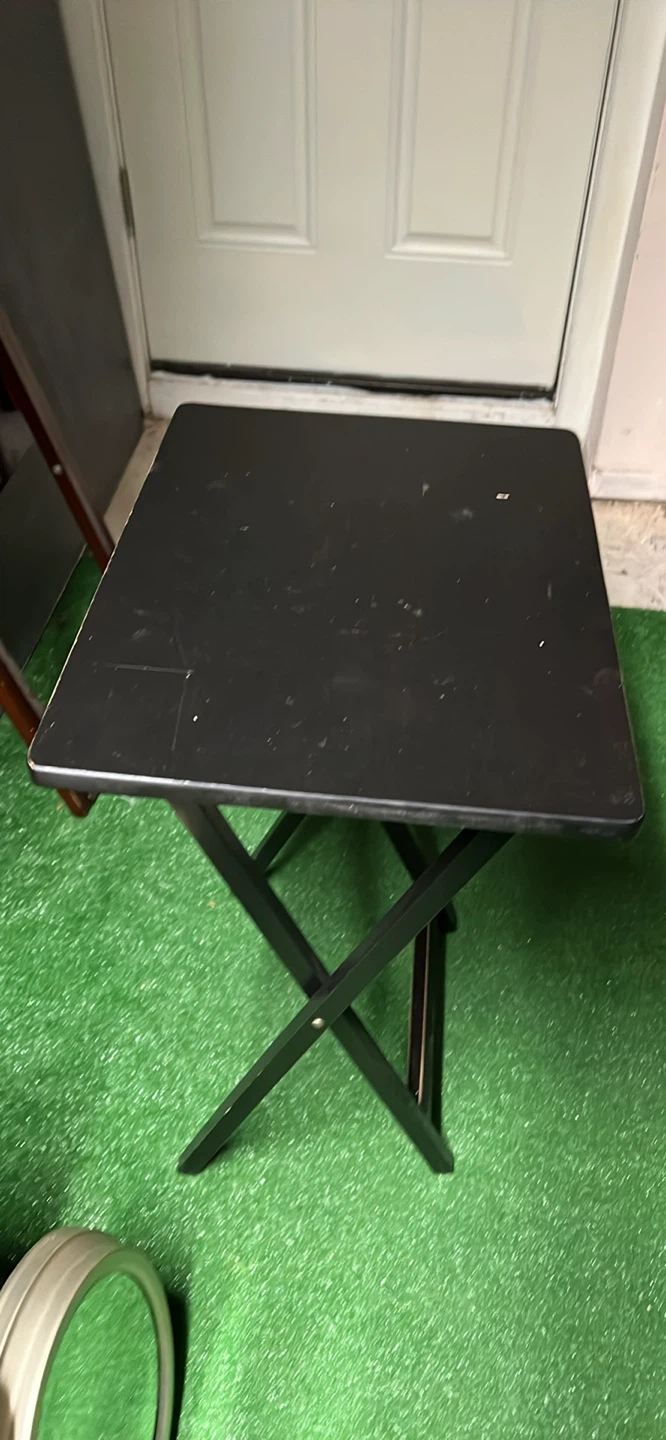 Black Folding Table