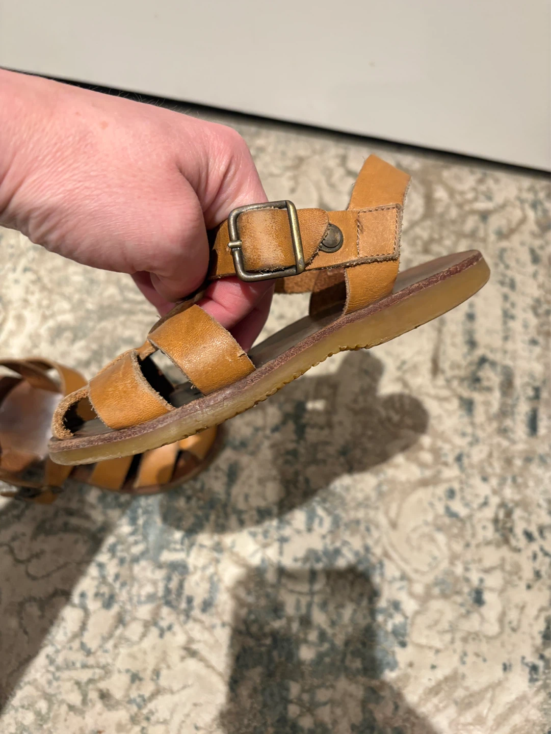 Jacadi Paris Leather Sandals size 23 - photo 5