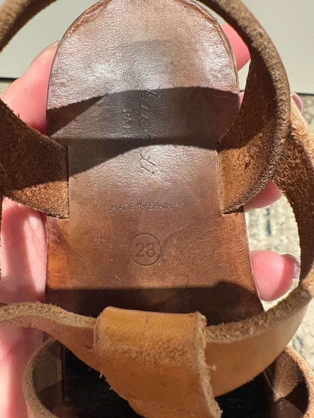 Jacadi Paris Leather Sandals size 23 - photo 2