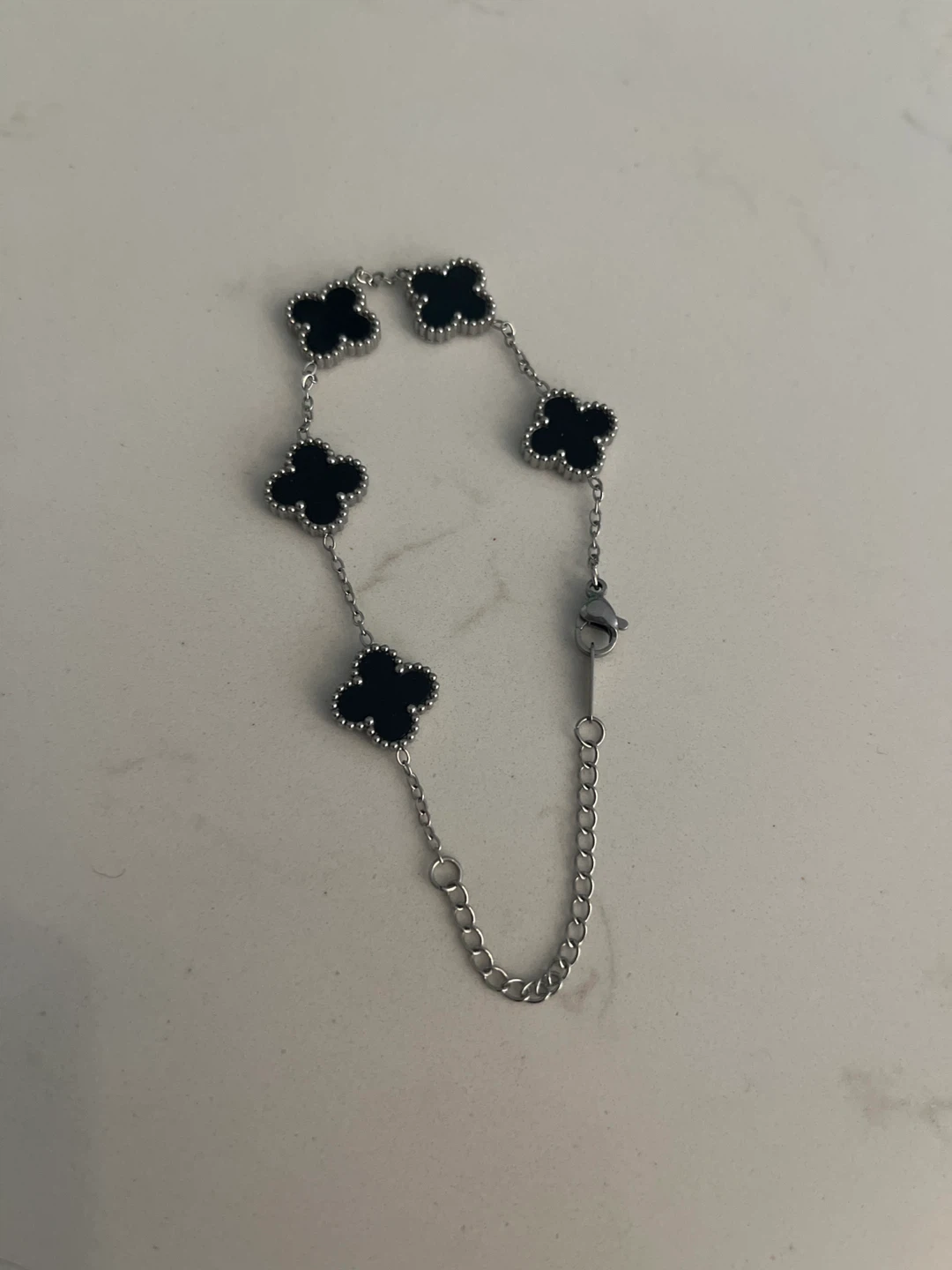 Black Clover Charm Bracelet