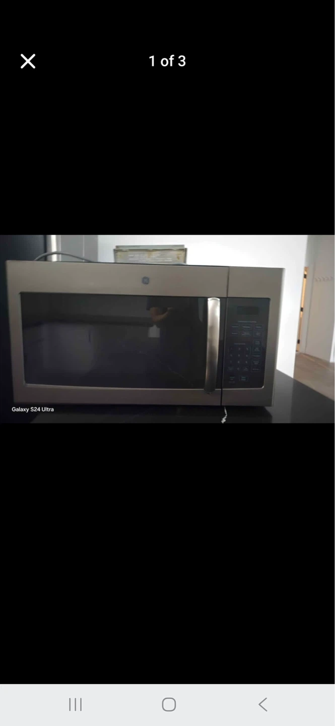 GE Over-the-Range Microwave - photo 2