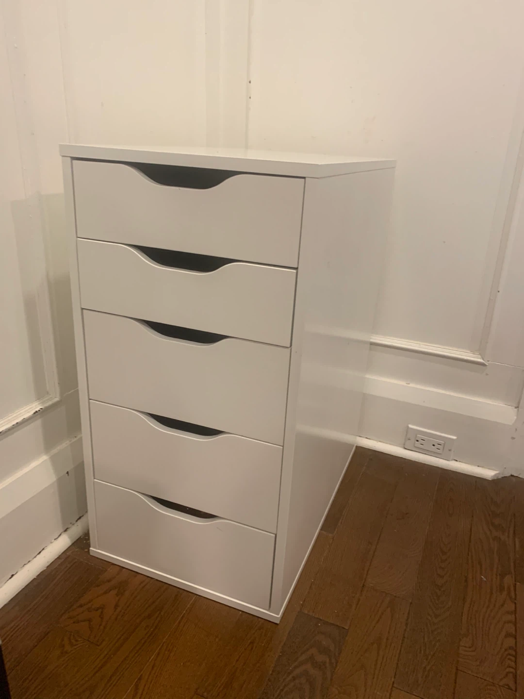 White 5-Drawer Alex Unit - photo 2