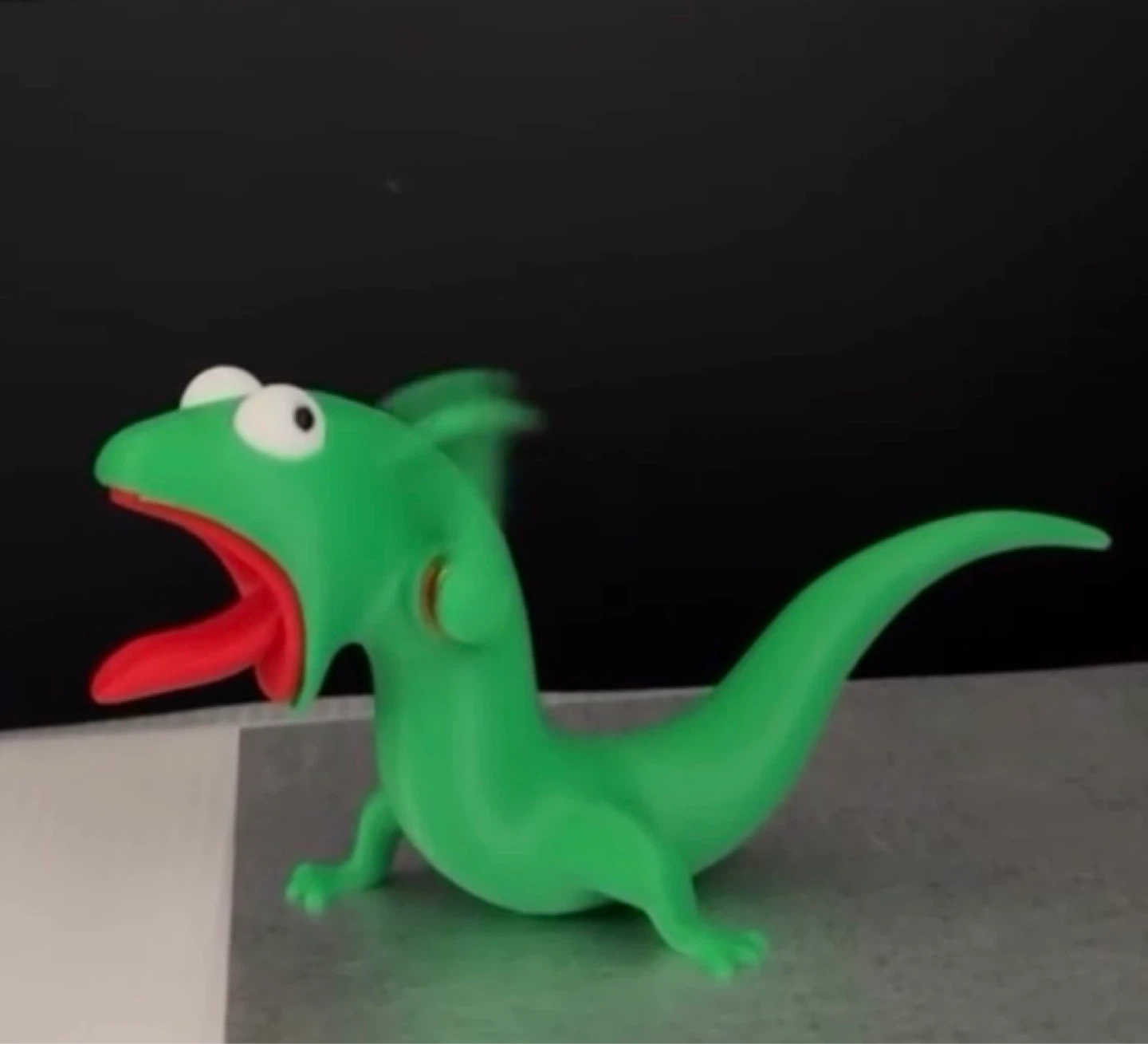 Spinning hand Green Dinosaur Toy magnet
