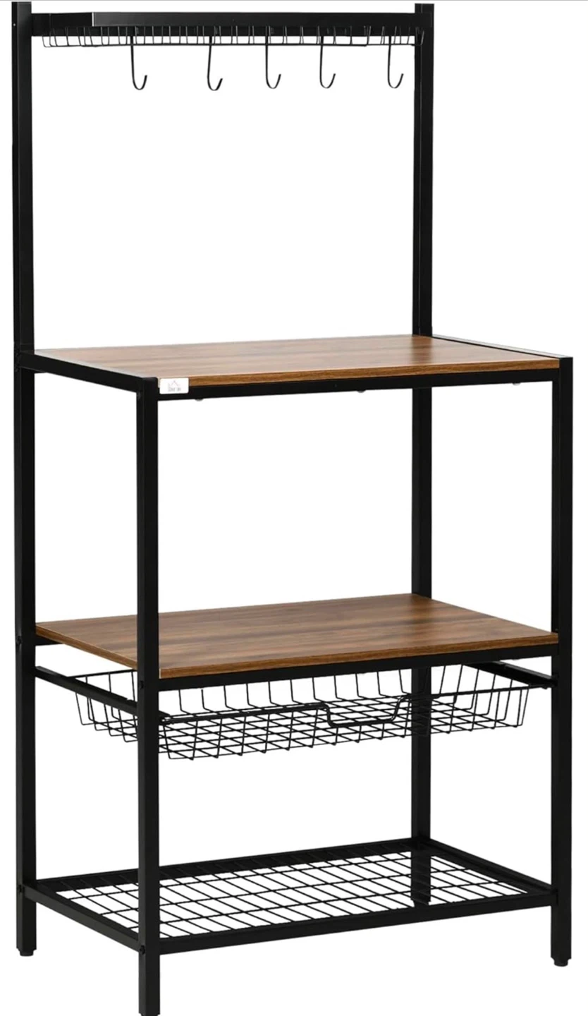 Kitchen Baker's Rack with Storage Shelves - photo 3
