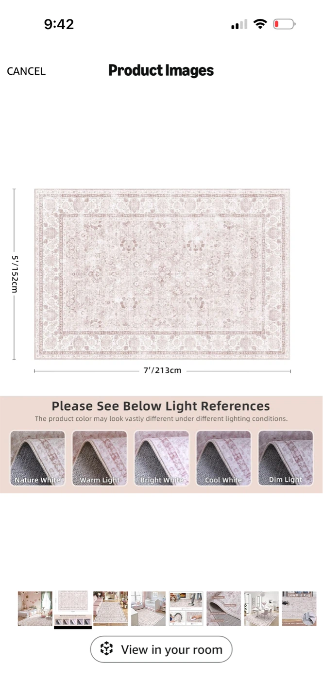 Area Rug - 7' x 5' (213cm x 152cm) - photo 2