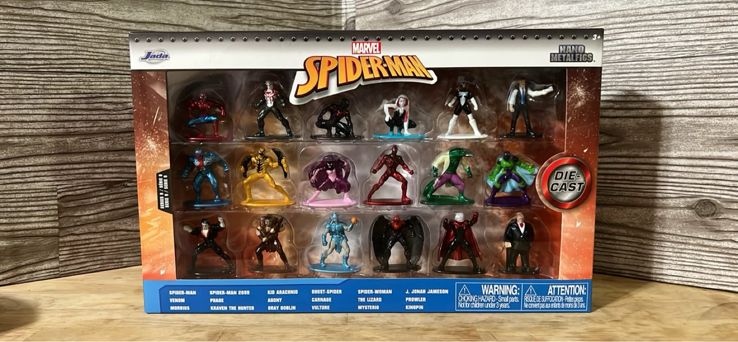 Marvel Spider-Man Nano Metalfigs 18-Pack Collector's Set