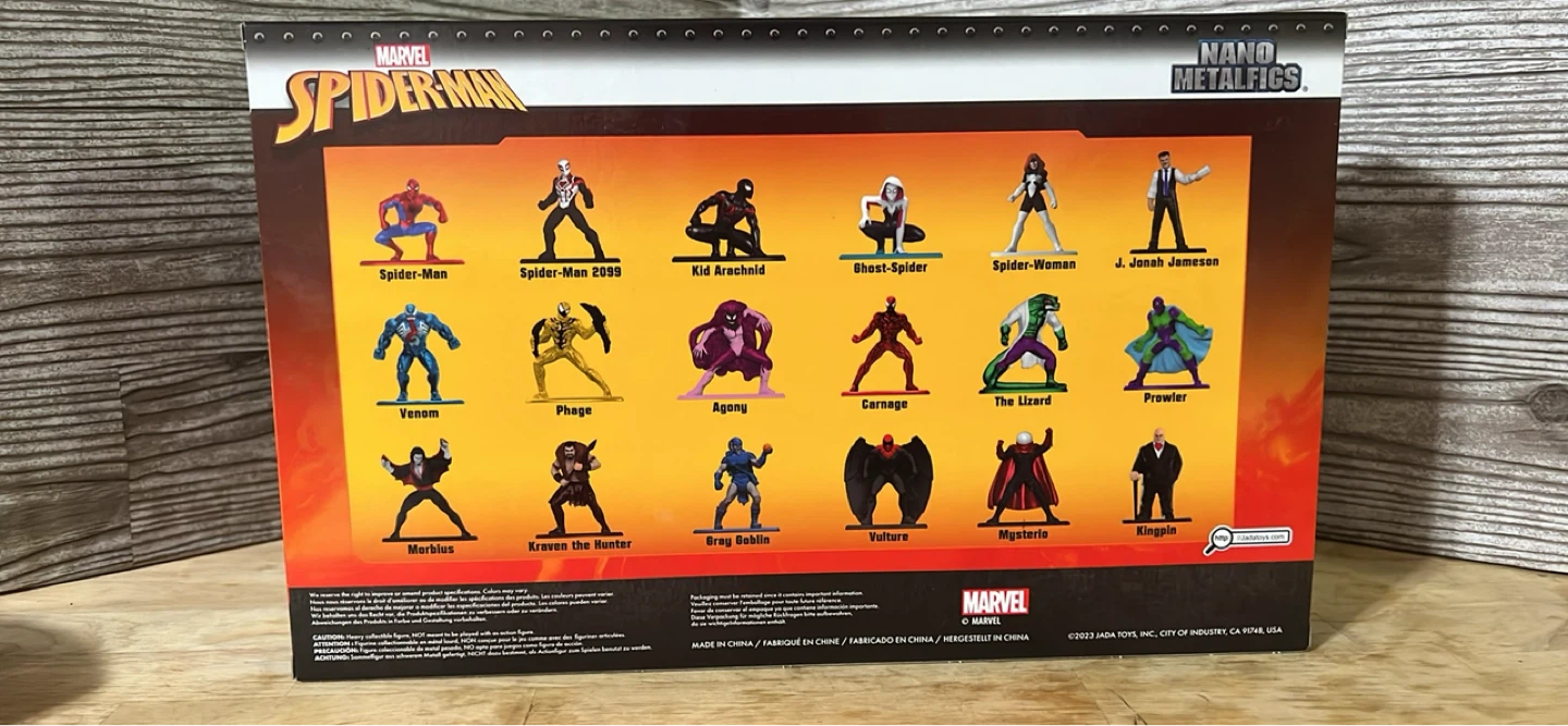 Marvel Spider-Man Nano Metalfigs 18-Pack Collector's Set - photo 2
