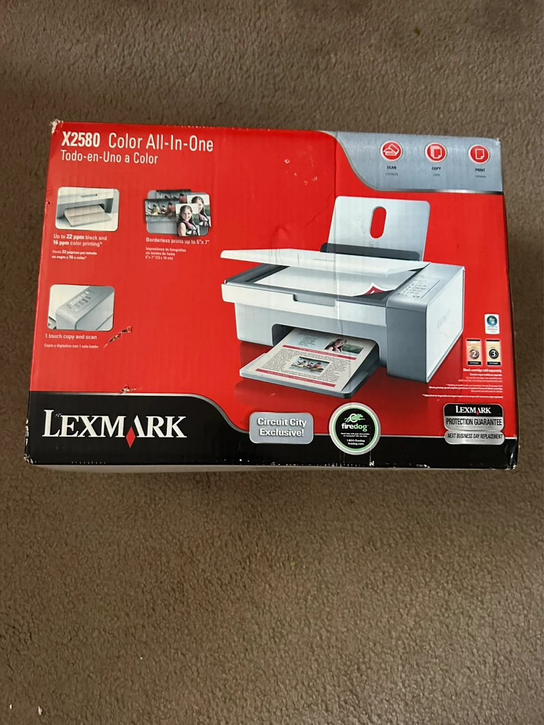 Lexmark X2580 Color All-in-One Printer