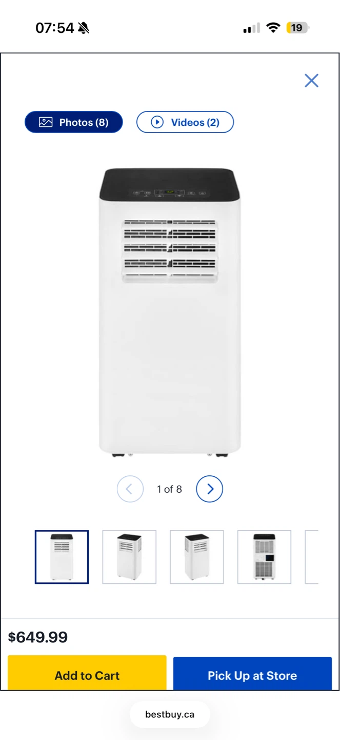Insignia Portable Air Conditioner - 14.000 BTU