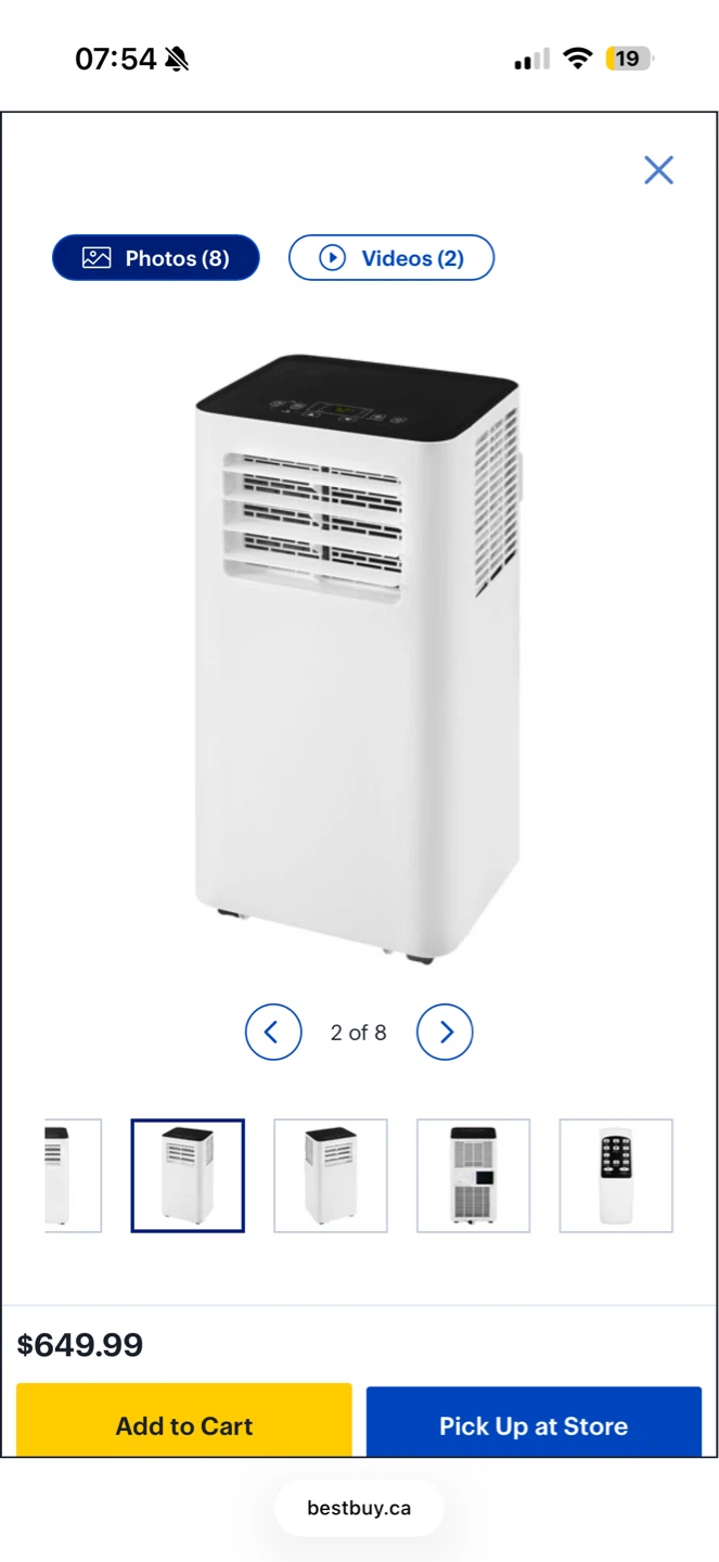Insignia Portable Air Conditioner - 14.000 BTU - photo 2