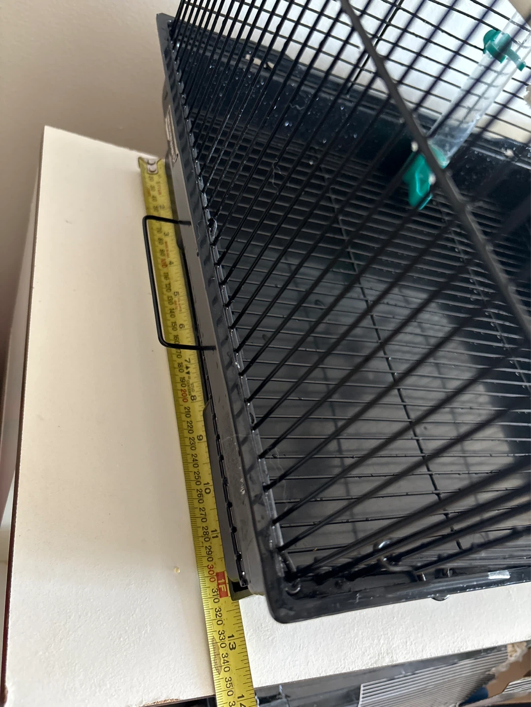 Black Bird Cage with Perches and Water Bottle - photo 5