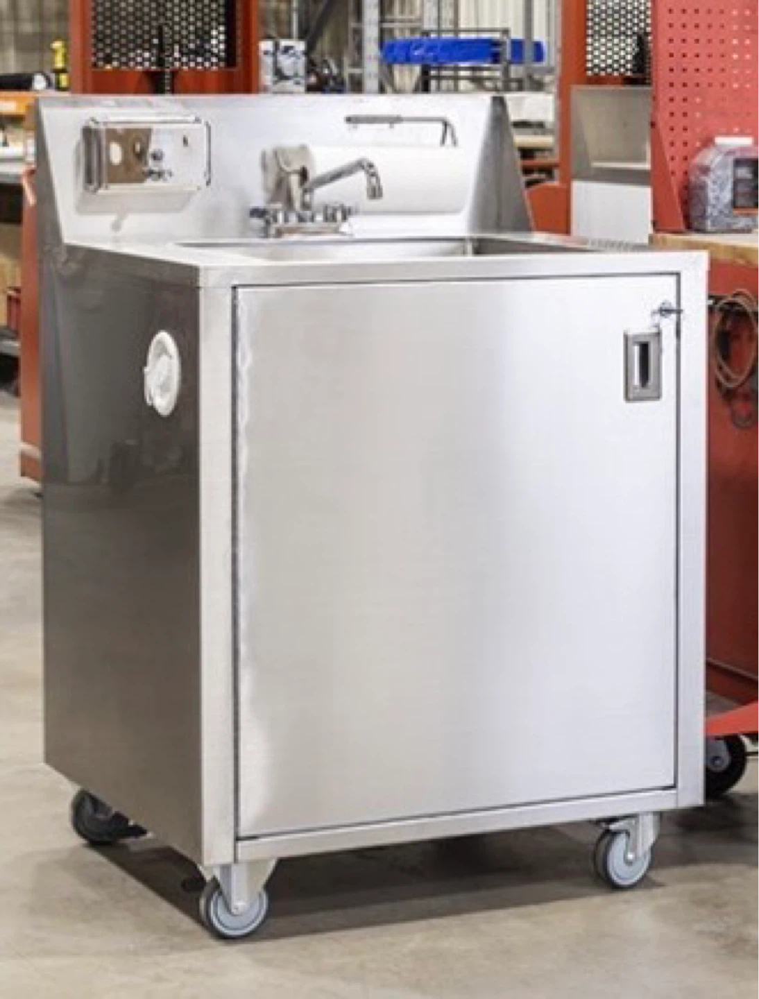 Stainless Steel Mobile Sink Station - photo 5