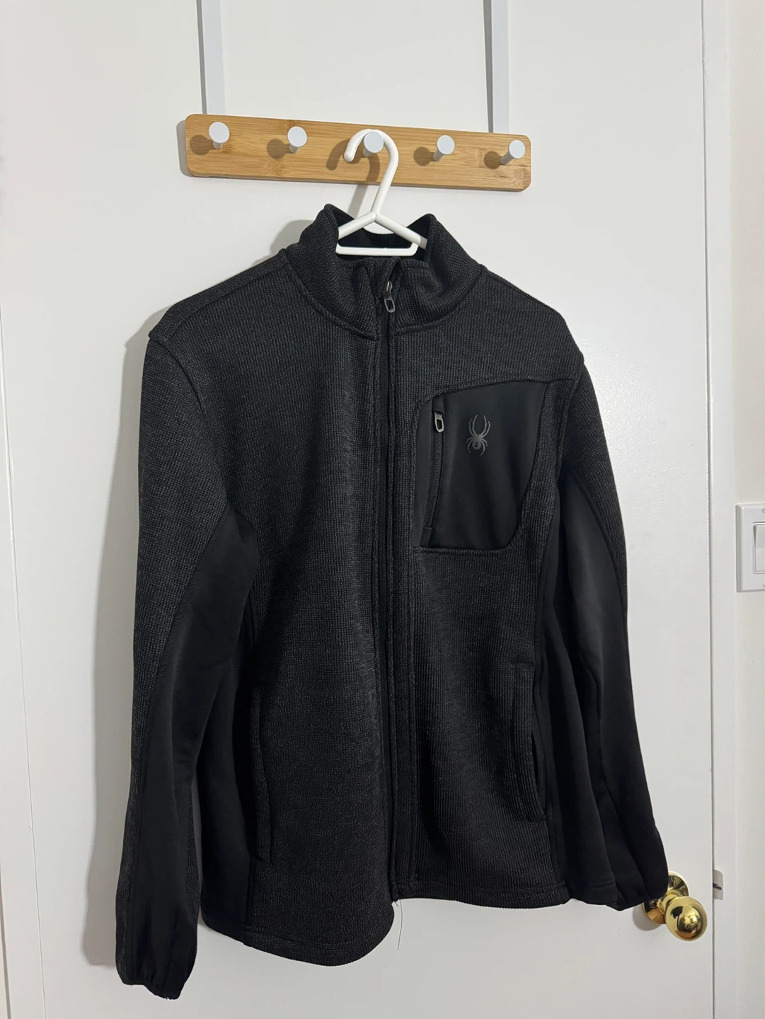 Spyder Black Full Zip Jacket
