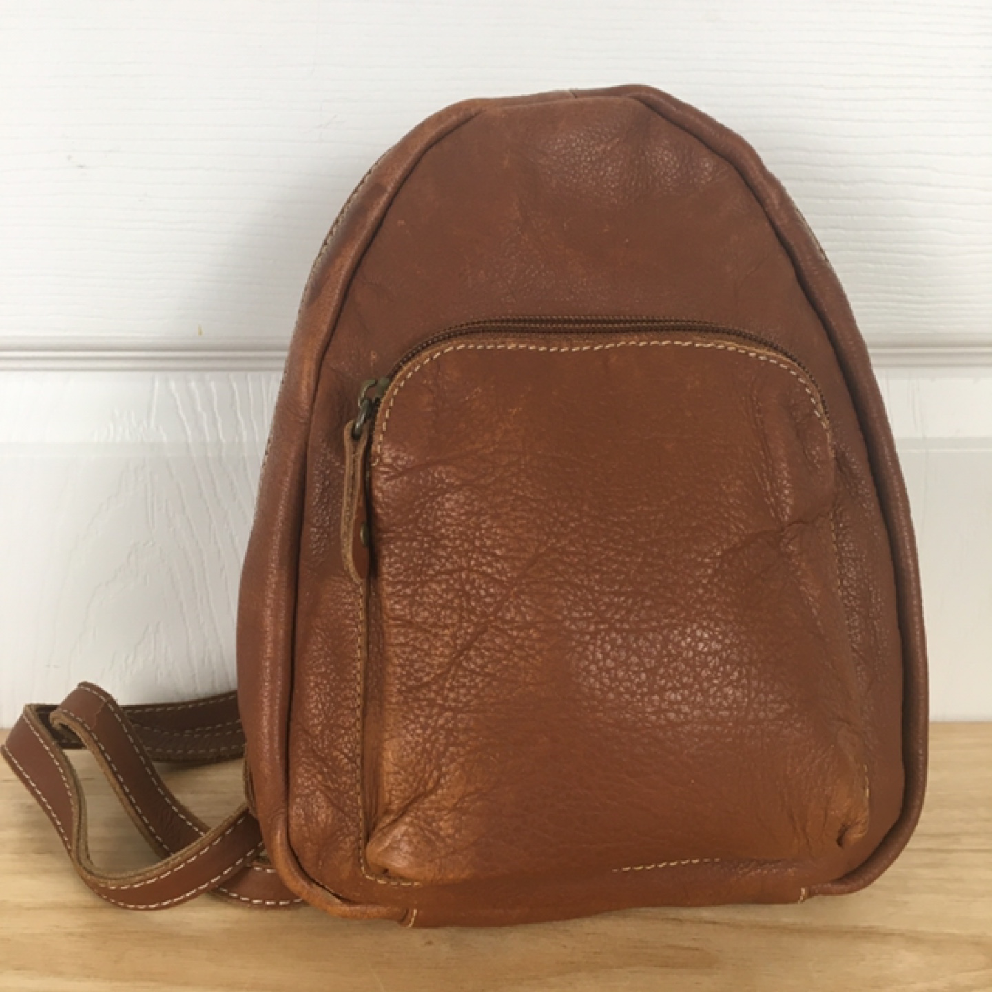 Roots Canada Leather Backpack
