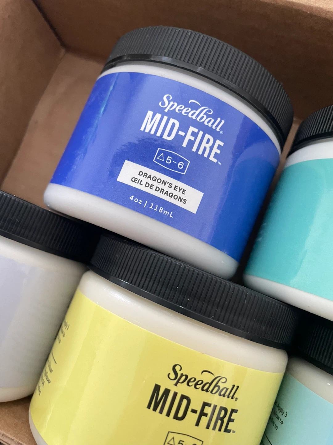 New Speedball Mid-Fire Cone 5-6 Sampler Pack Ceramic Glaze - photo 5