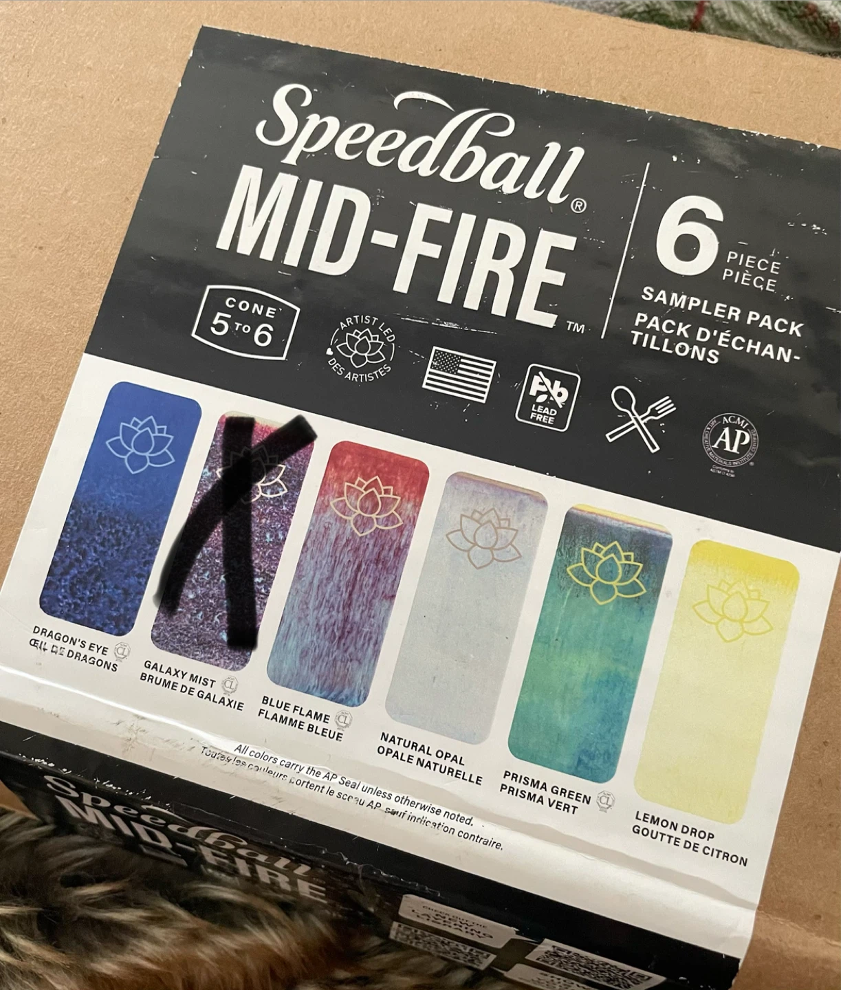 New Speedball Mid-Fire Cone 5-6 Sampler Pack Ceramic Glaze - photo 2