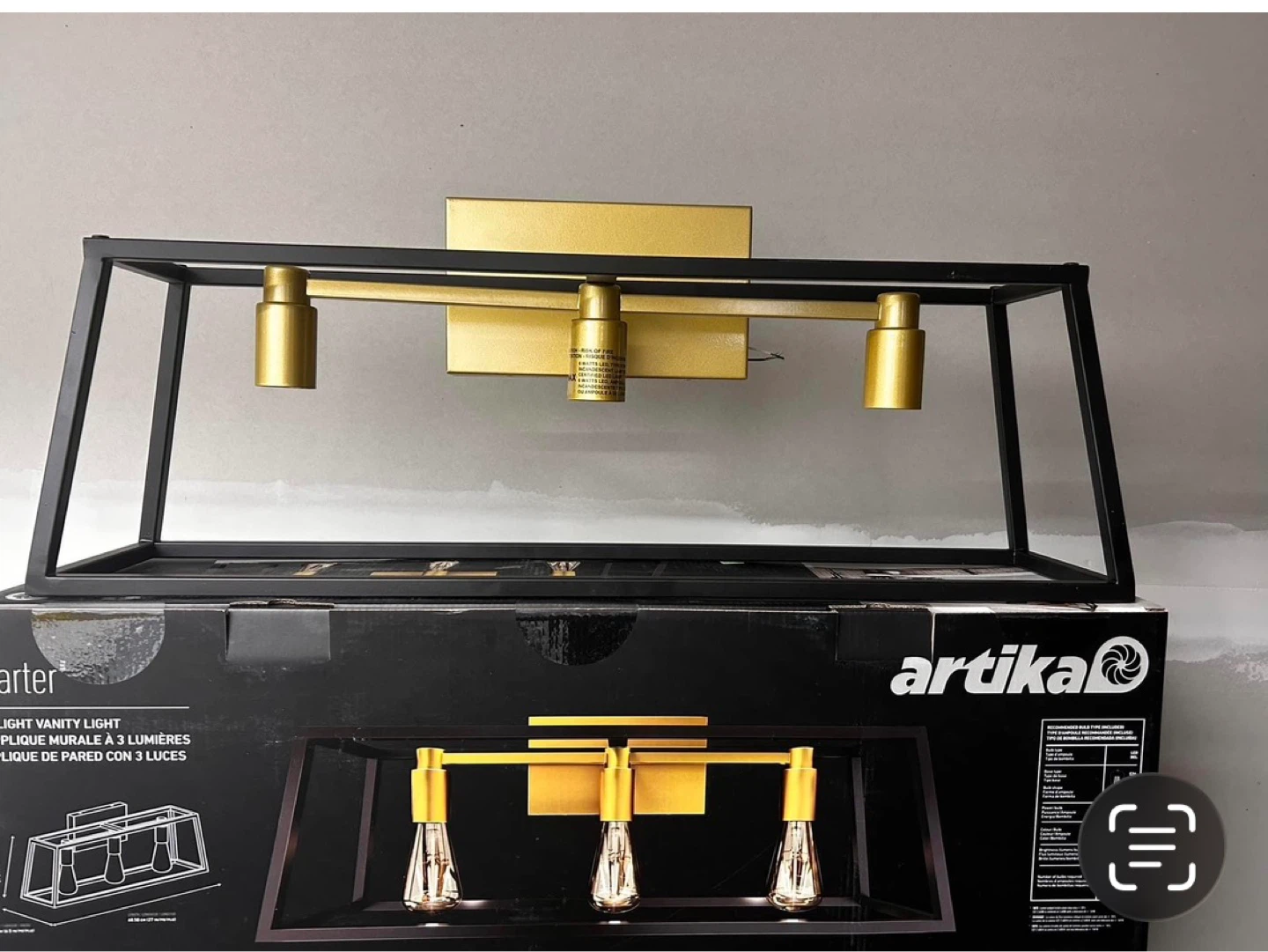 Vanity light included bulb