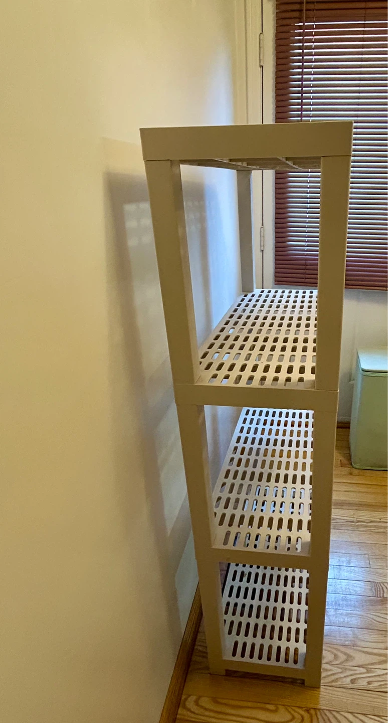 Plastic 4-Tier Shelving Unit - photo 3