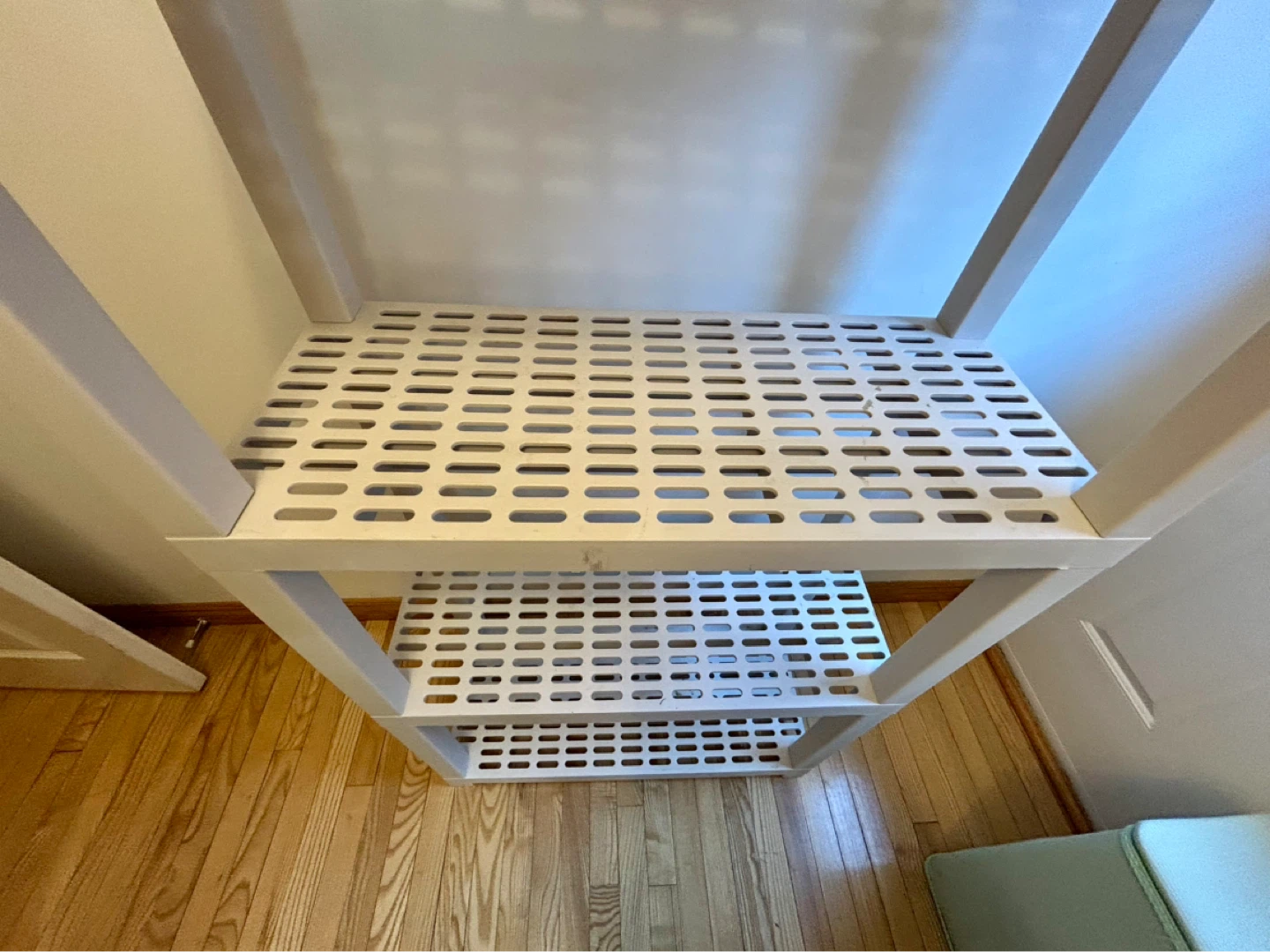 Plastic 4-Tier Shelving Unit - photo 2
