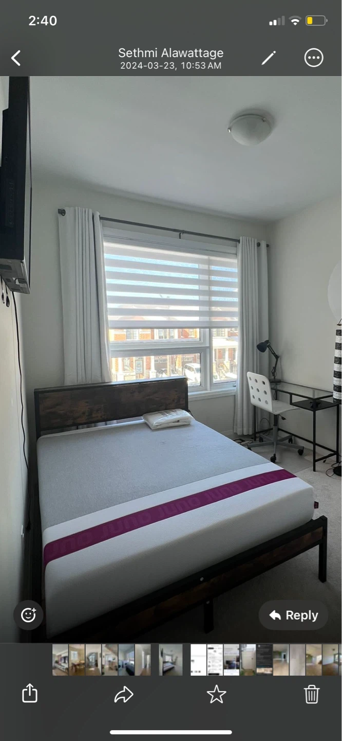 Bed and mattress