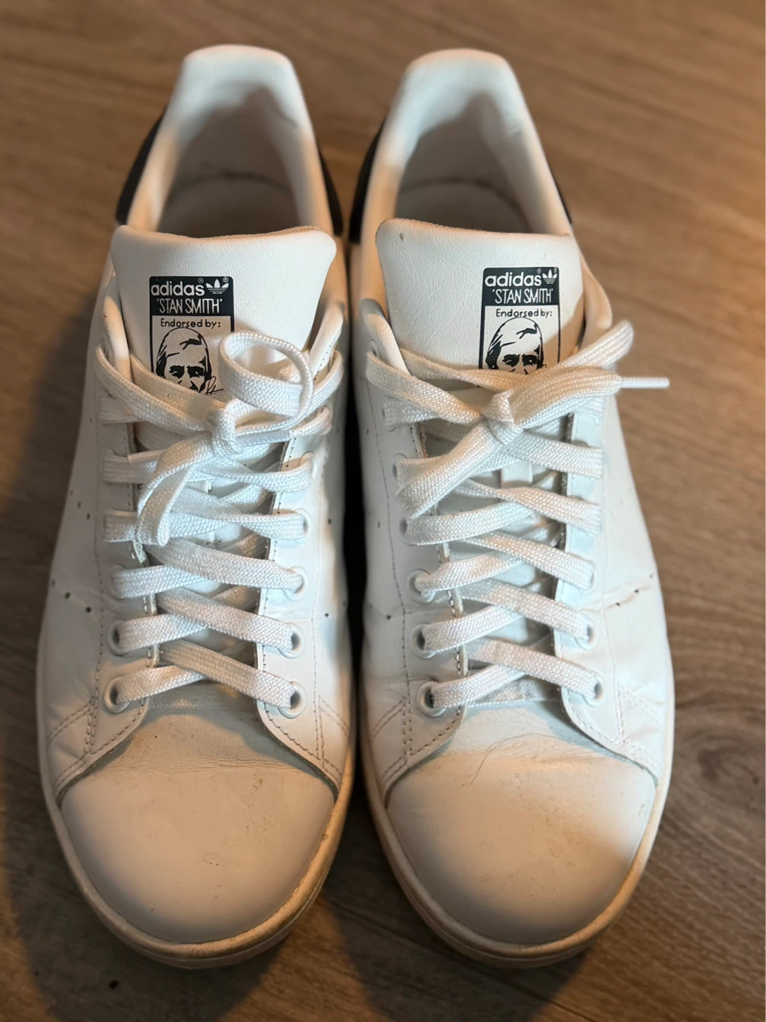 Adidas Stan Smith White Leather Sneakers - photo 3