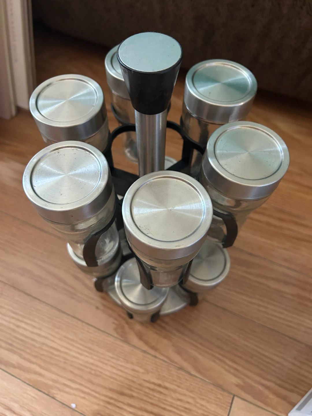 Spice Rack with 12 Glass Jars - photo 2