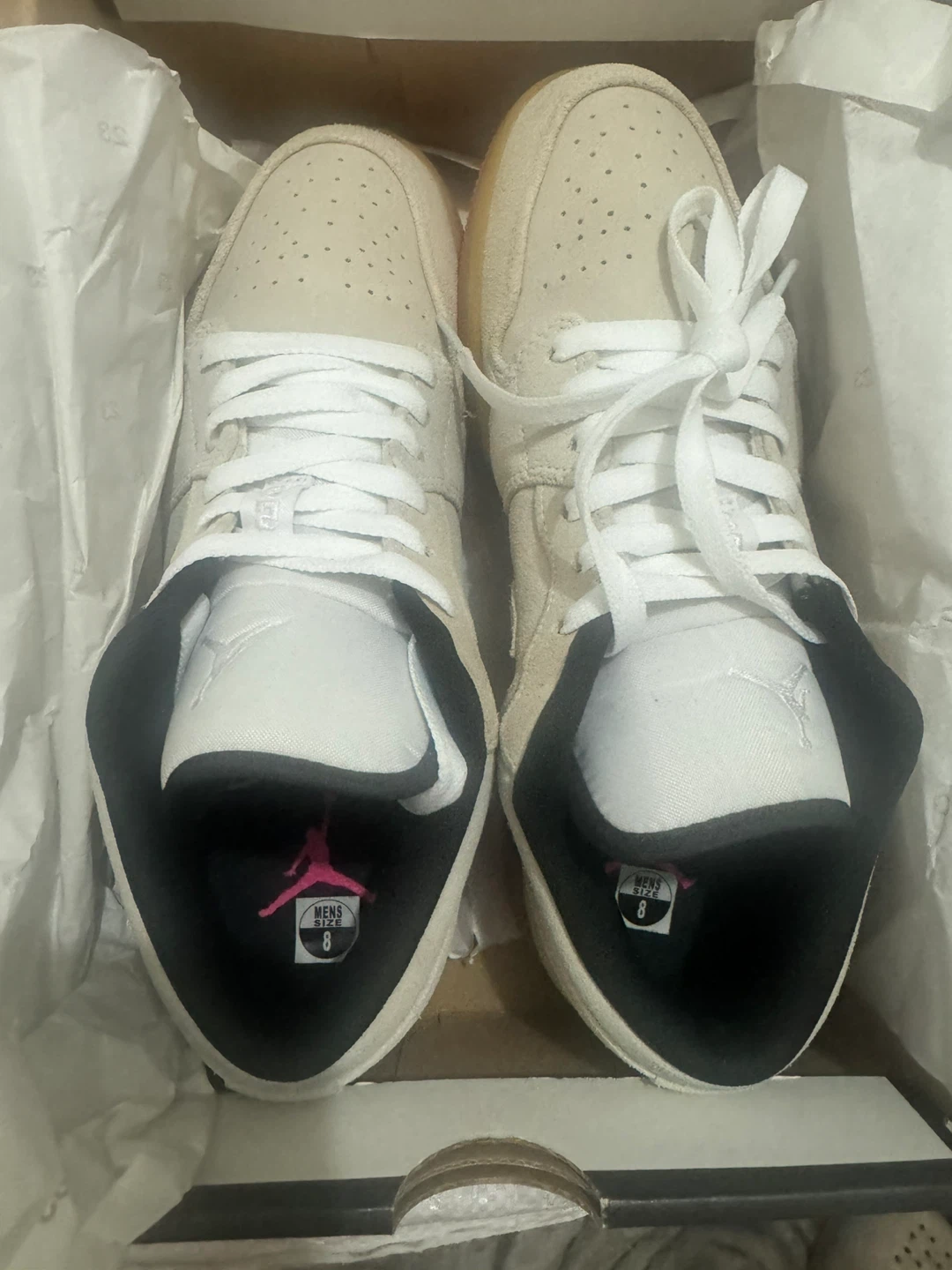 Jordan 1 Low White Gum Hyper Pink - photo 4