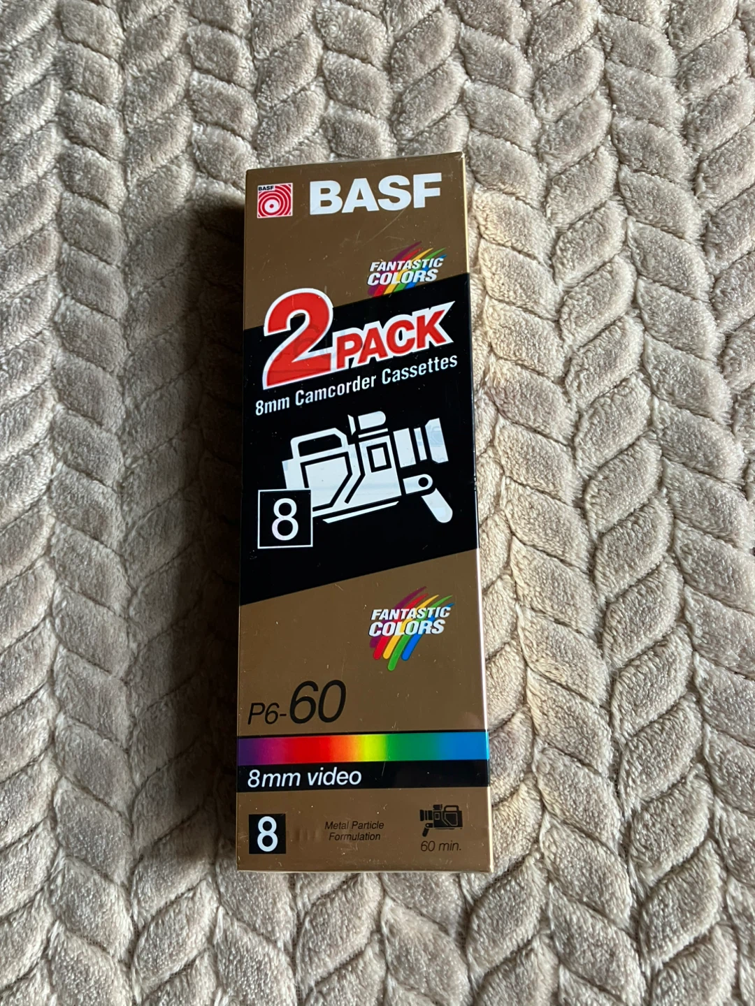 BASF 2-Pack 8mm Camcorder Cassettes P6-60