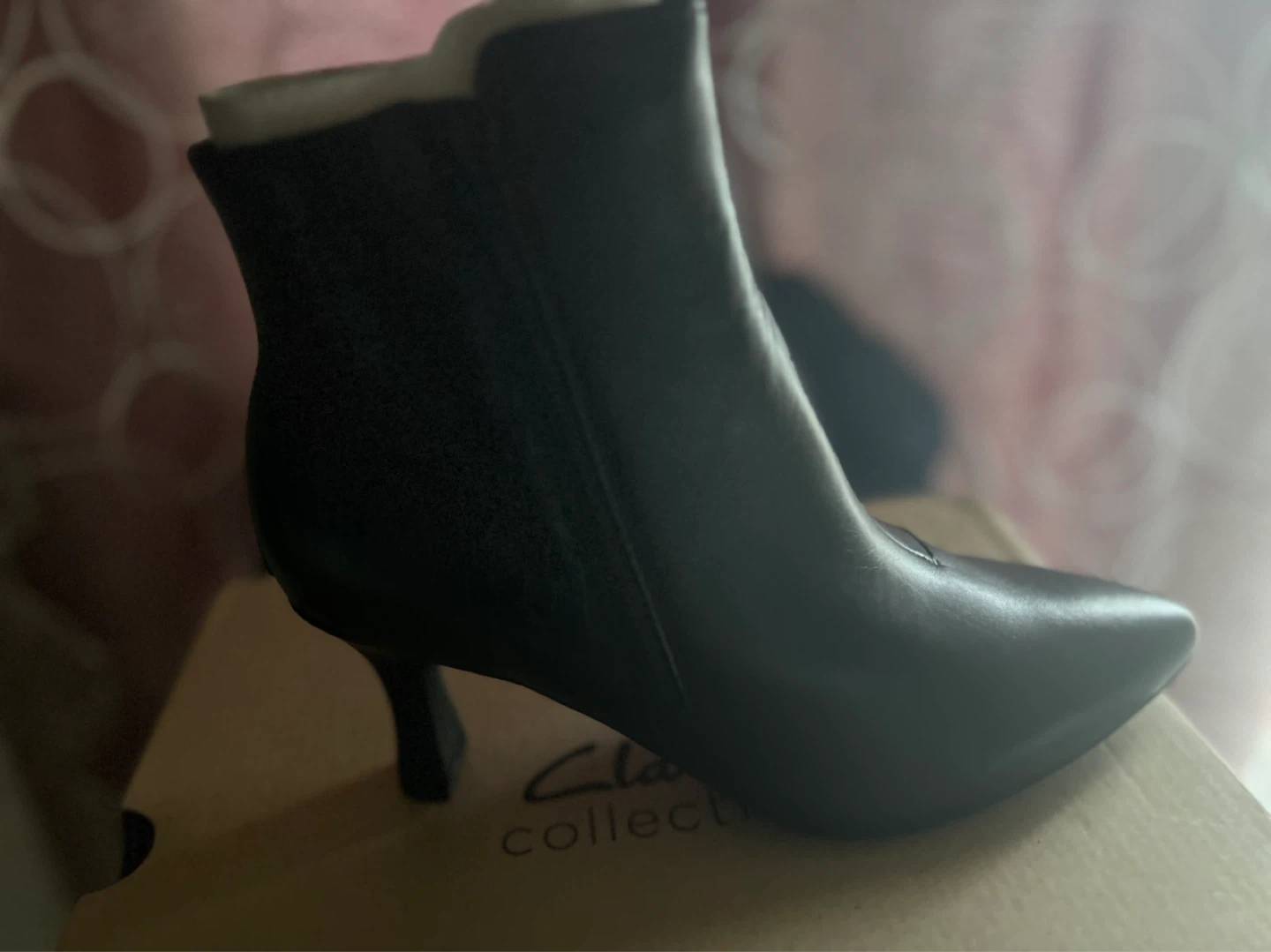 Clarks Katalyna Glow Black Leather Ankle Boots - photo 3