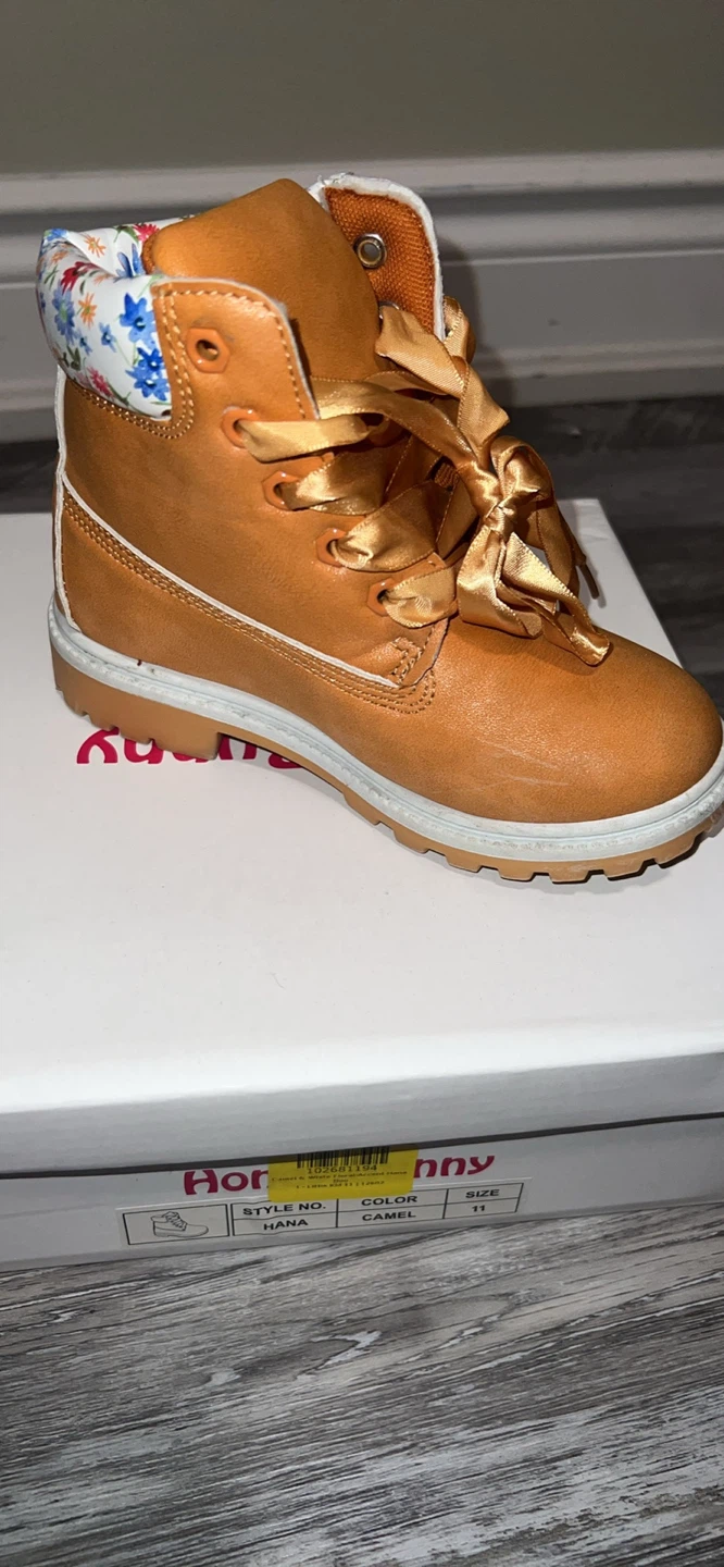 Honey Bunny Kids Boots Size 11 Camel