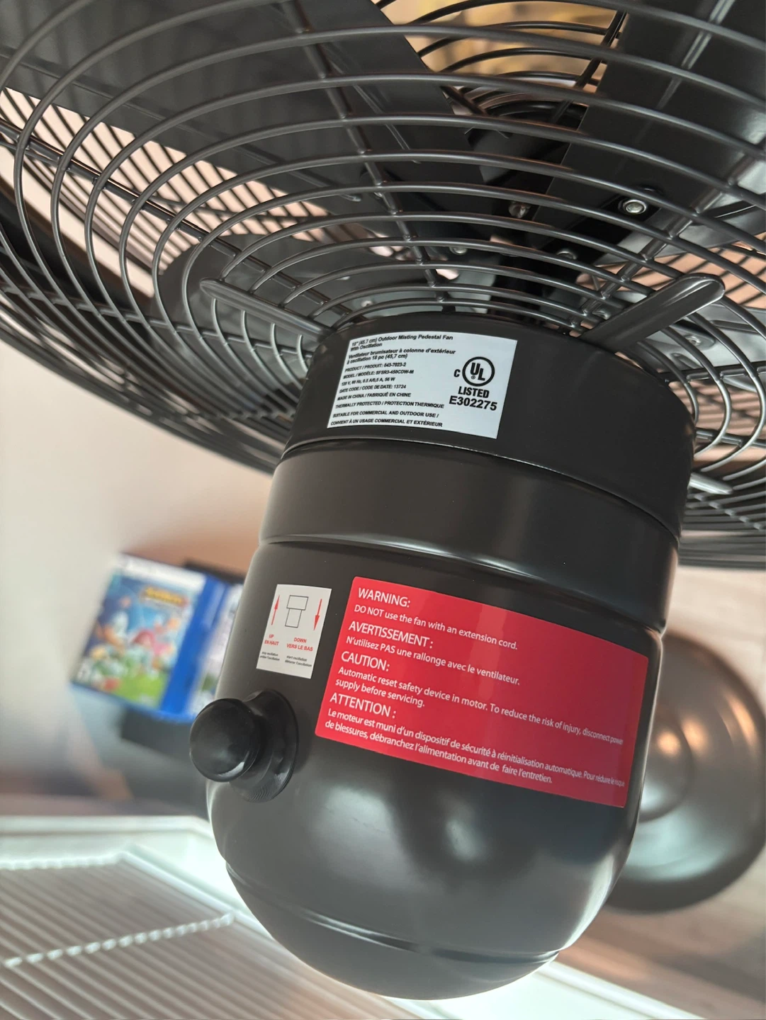Misting Oscillating Fan
