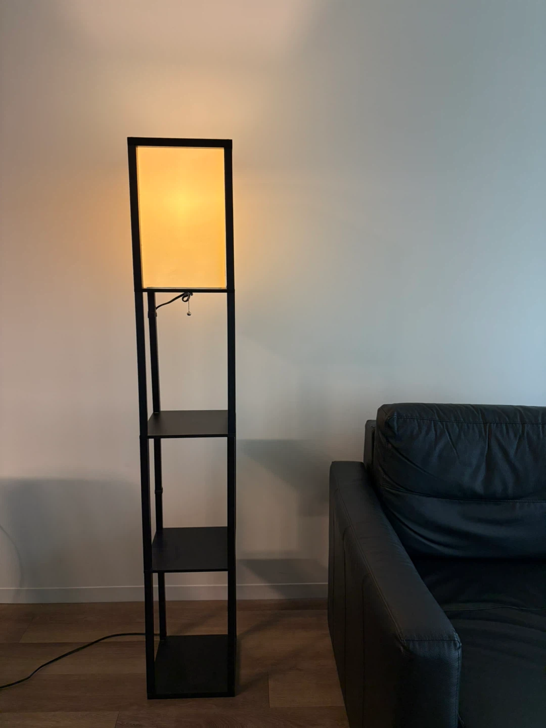 *moving* Organizer Storage 3 Shelf Floor Lamp