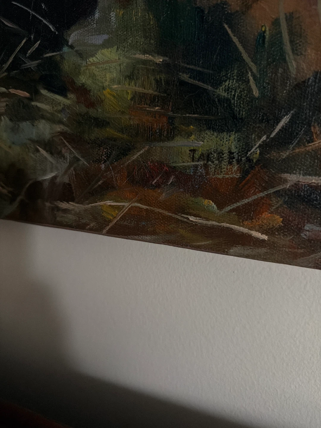 Oil Painting of Woman with Red Scarf - photo 2