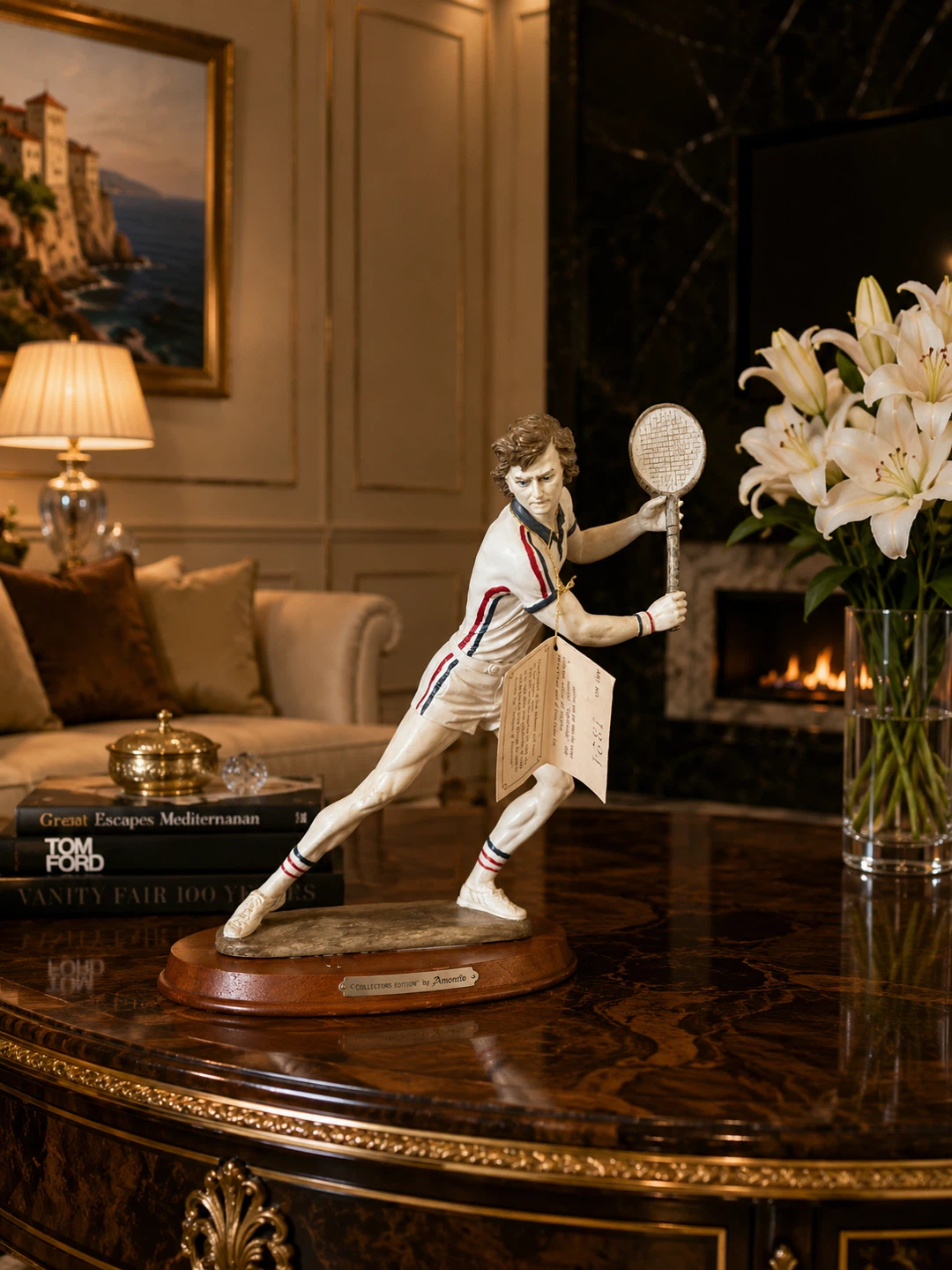 Rare Vintage Tennis Sculpture 🎾