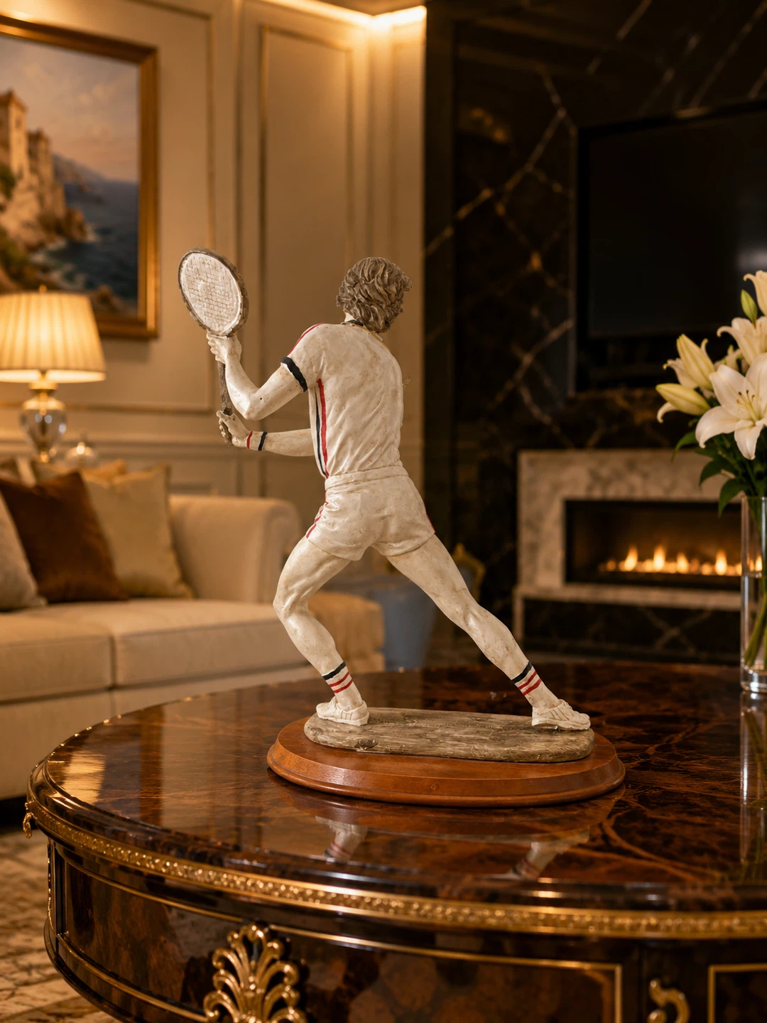 Rare Vintage Tennis Sculpture 🎾 - photo 2