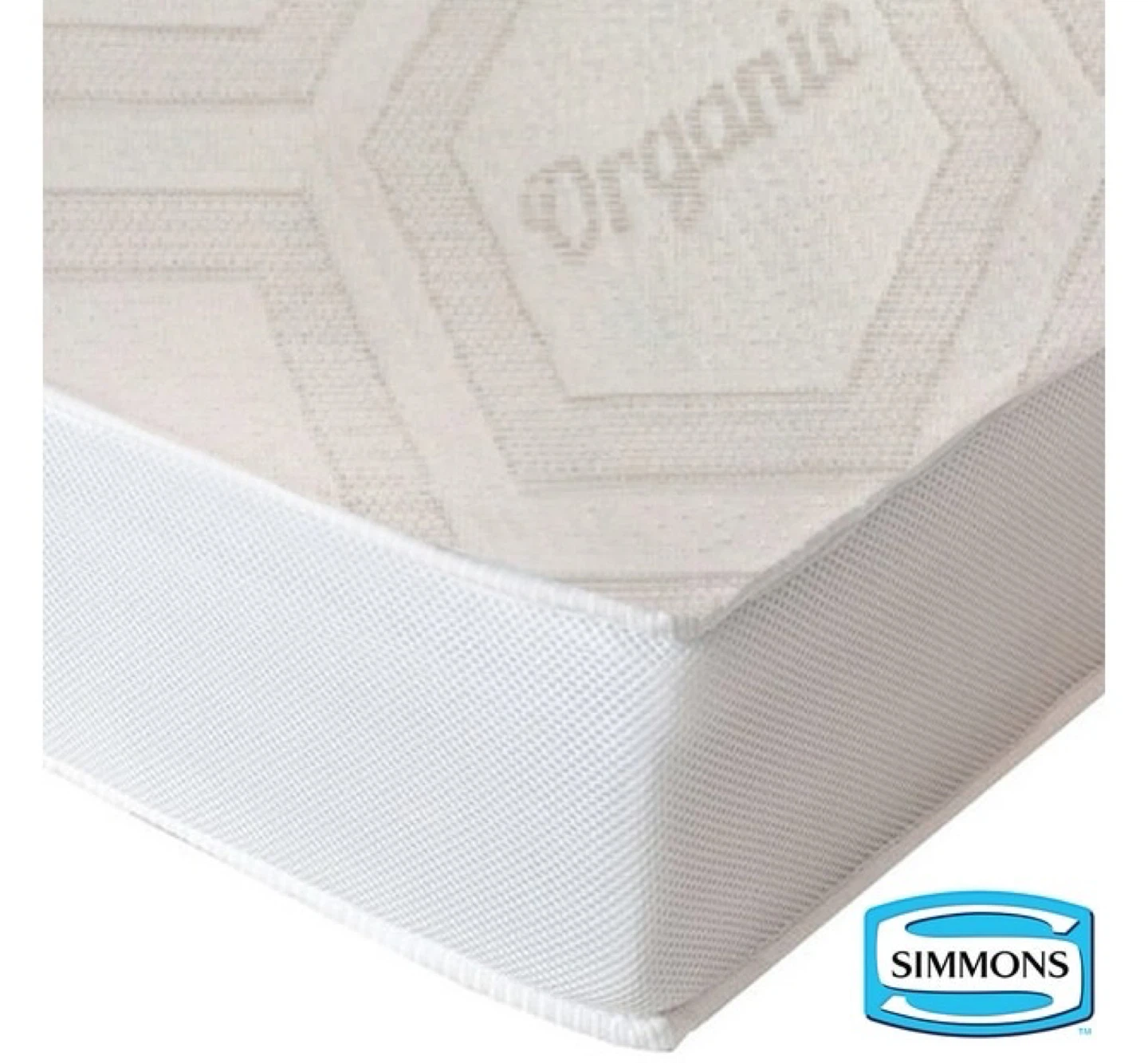 SNIGLAR Crib + Simmons Organic Mattress + Bedding Set — Like New - photo 2