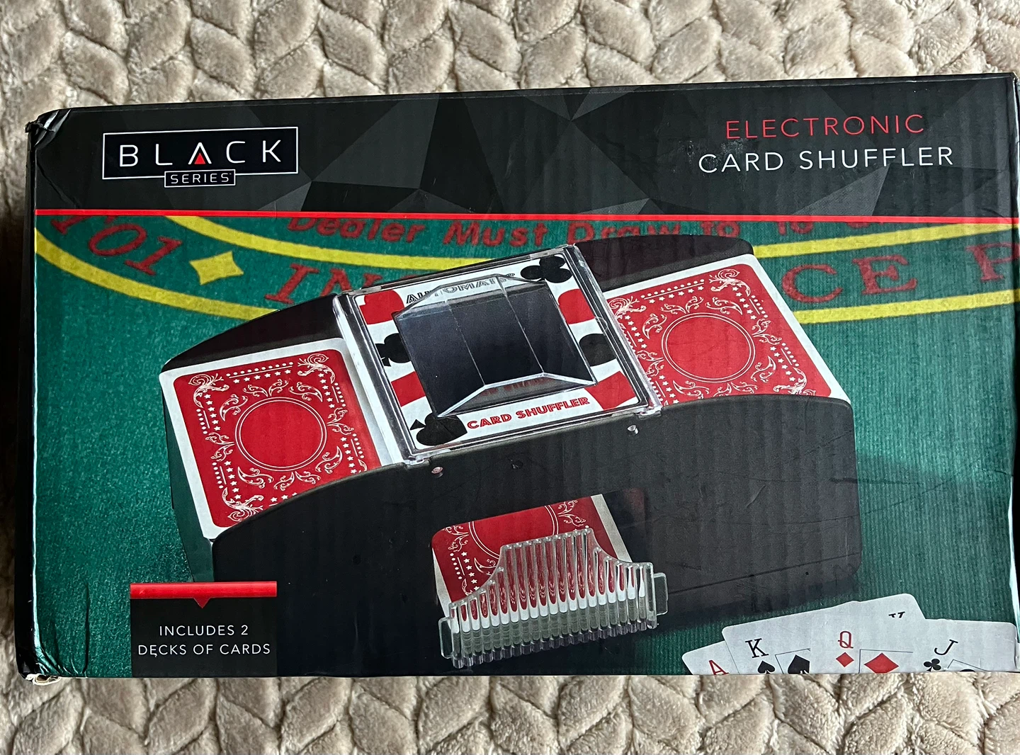 BLACK SERIES Electronic Card Shuffler