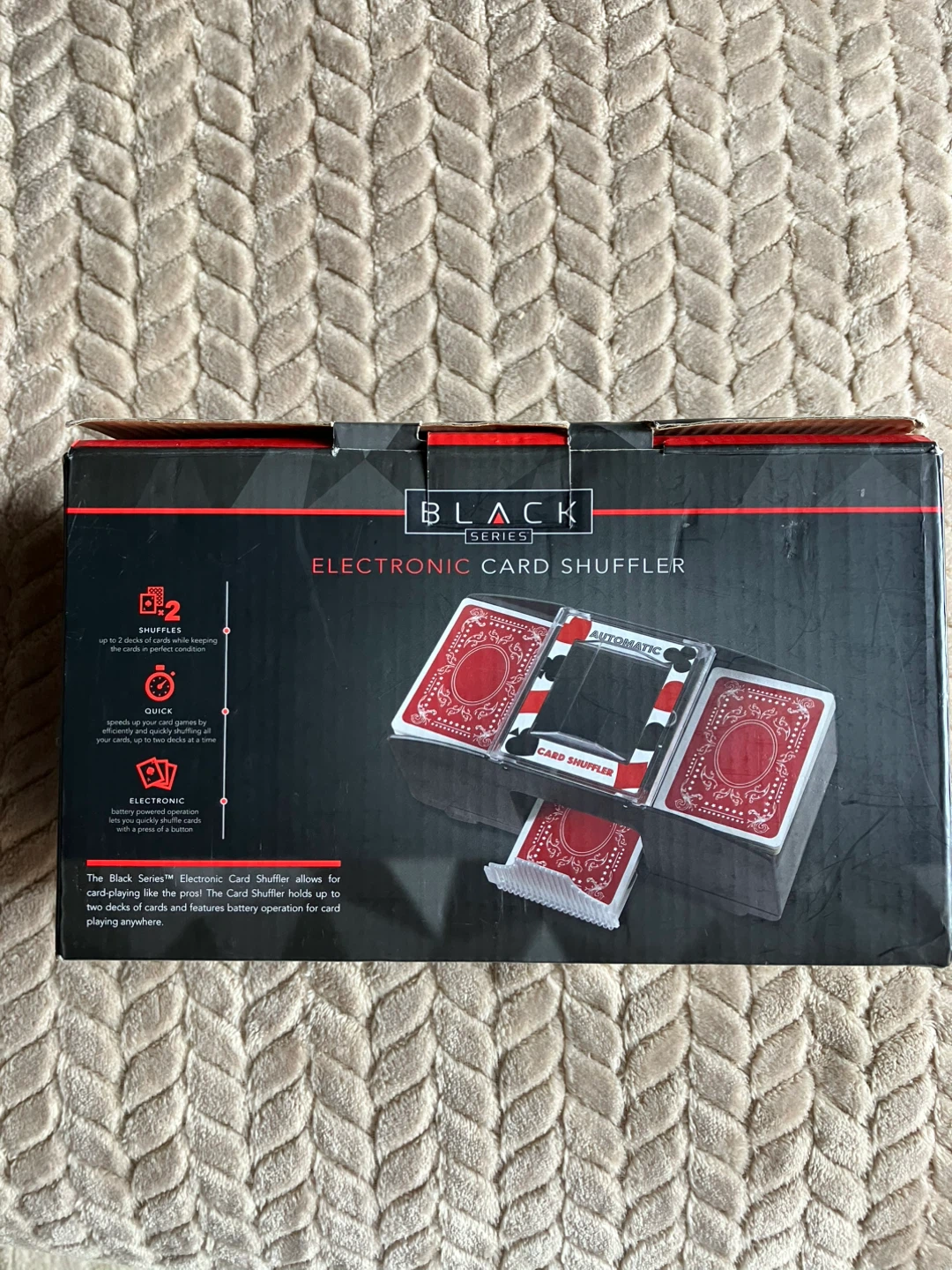BLACK SERIES Electronic Card Shuffler - photo 2