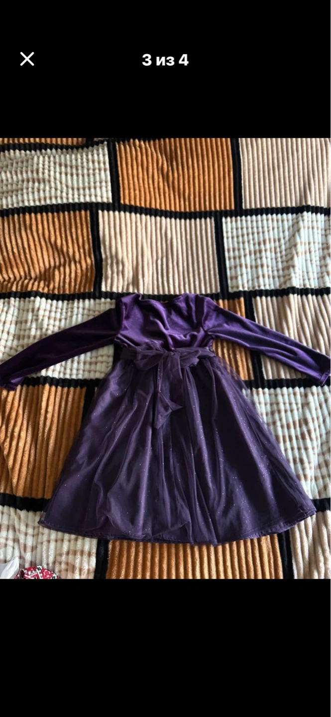 Marc Jacobs Girls Velvet Dress Size 7 - photo 3