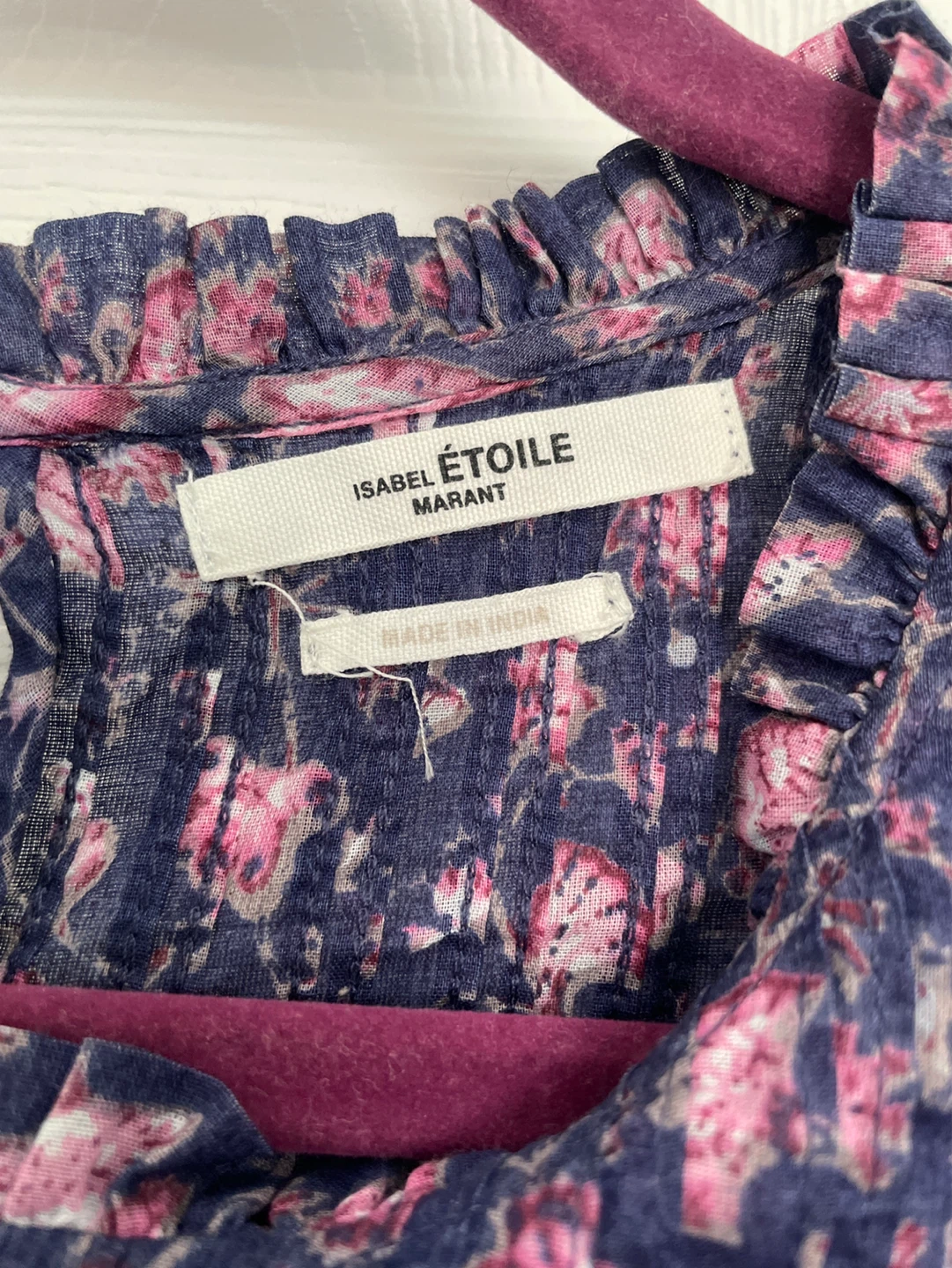Isabel Marant Etoile Floral Cotton Blouse - photo 2