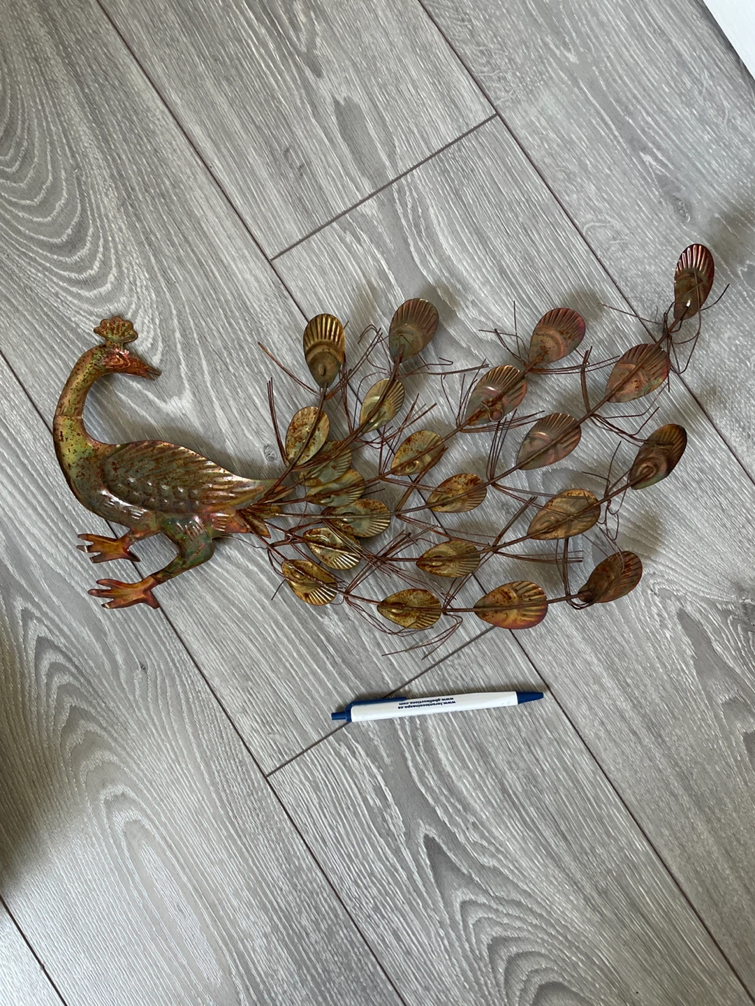 Metal Peacock Wall Decor - photo 2
