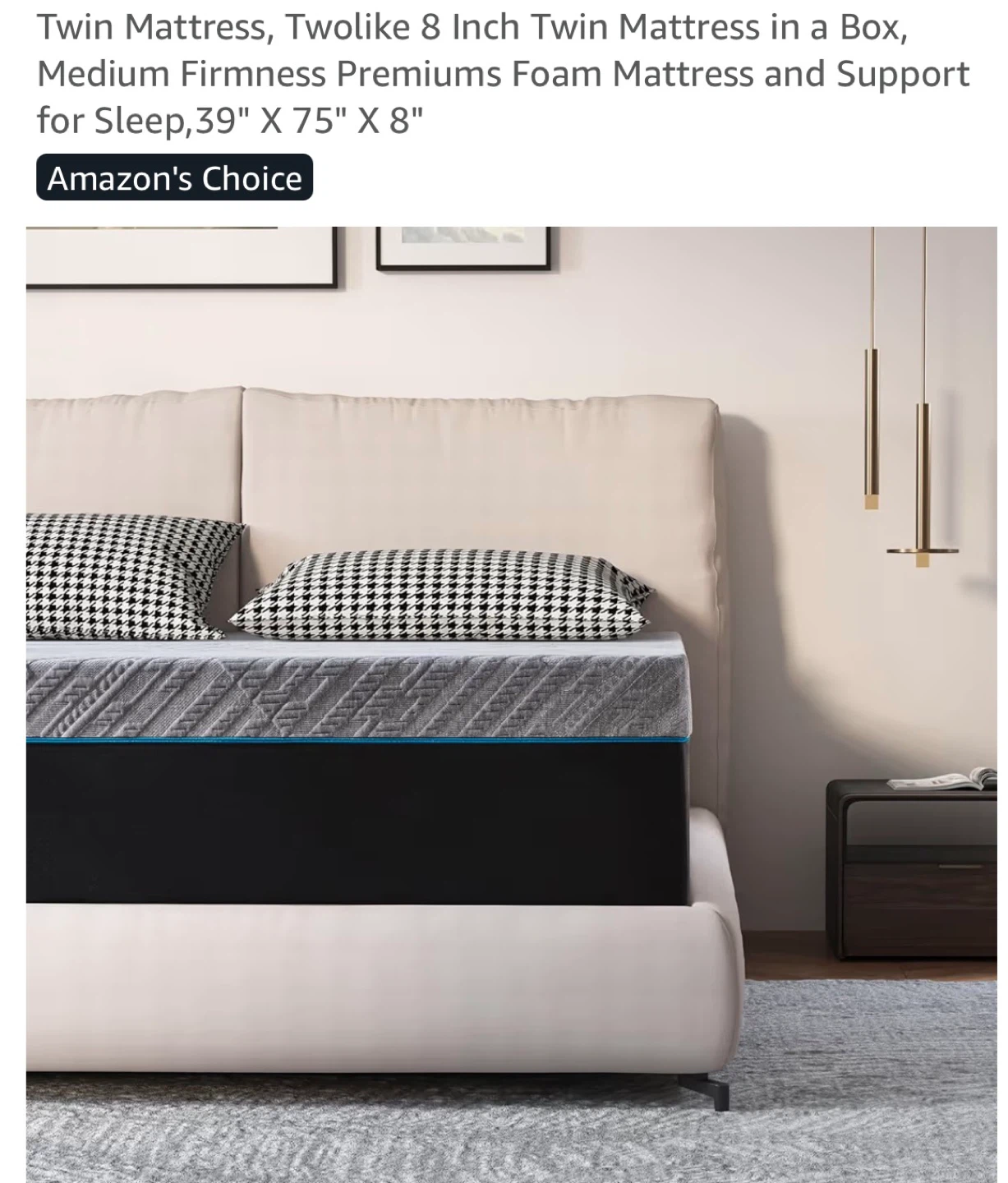 8 Inch Twin Mattress