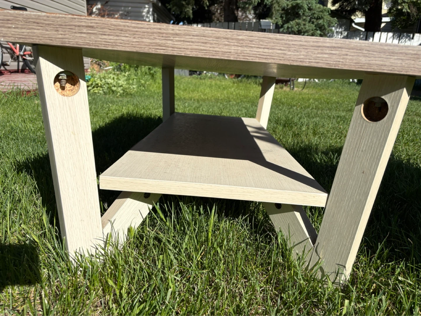 Coffee Table with Shelf - photo 3