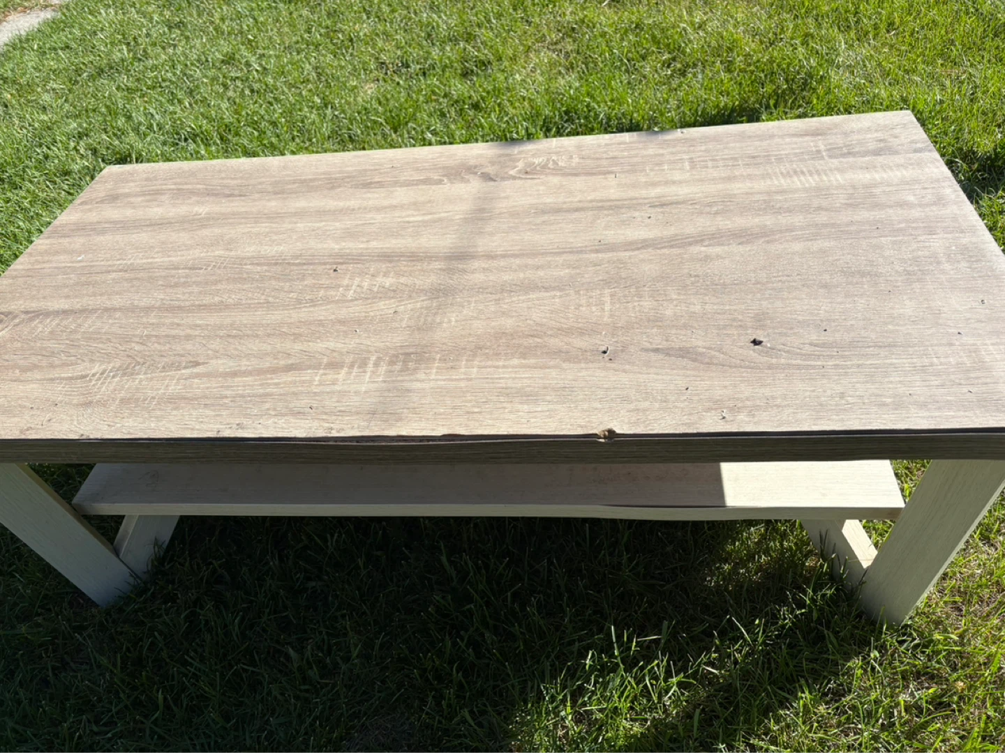 Coffee Table with Shelf - photo 4