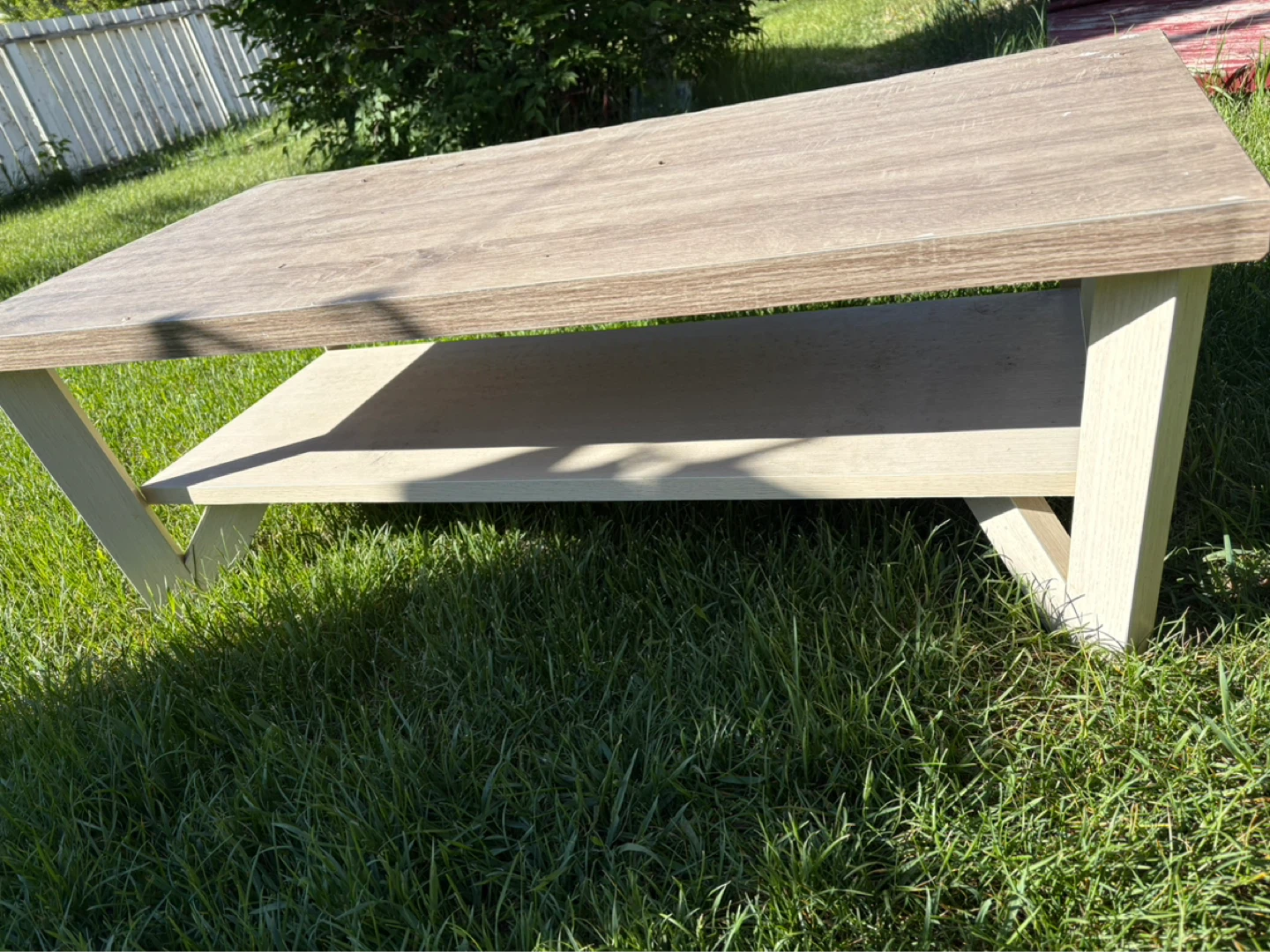 Coffee Table with Shelf - photo 2