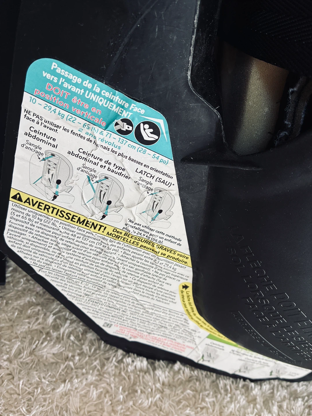 Evenflo SureRide Titan 65 Convertible Car Seat - photo 5