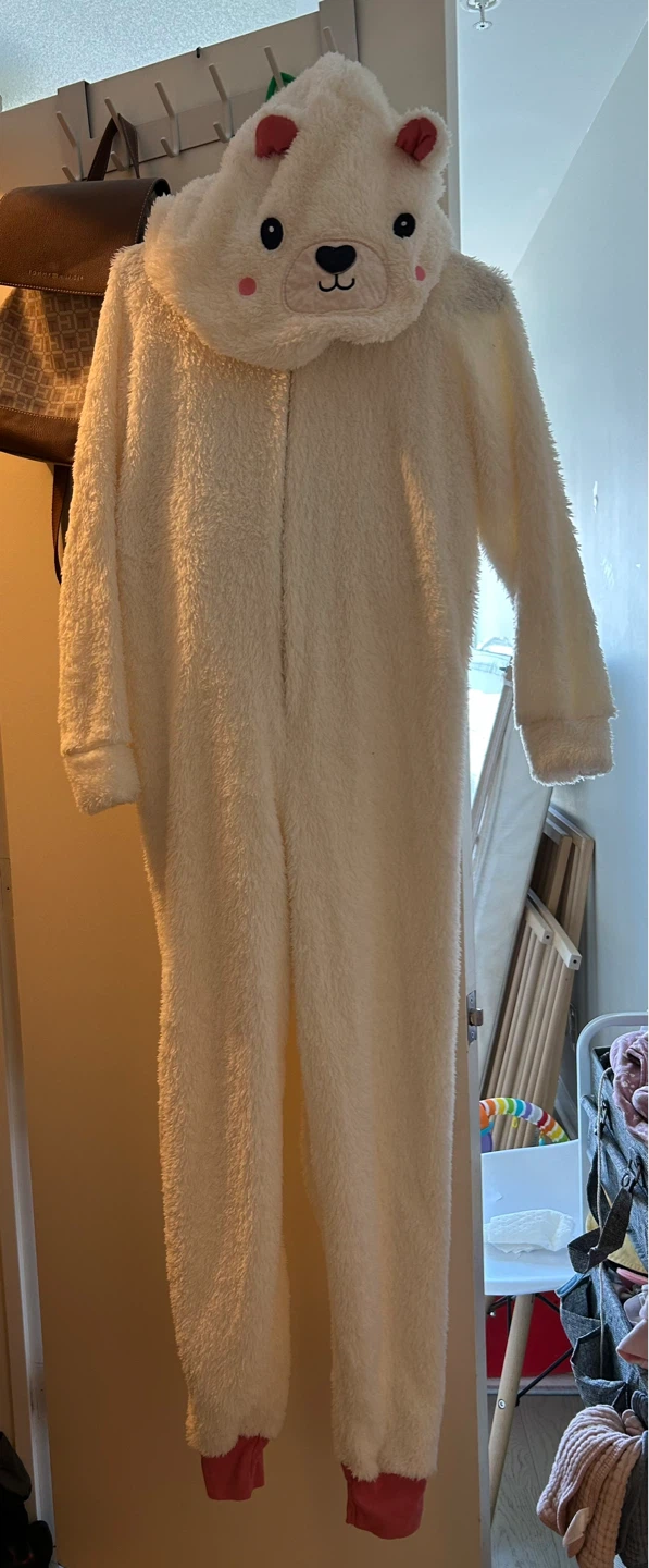 Polar Bear Fleece Onesie Pajamas