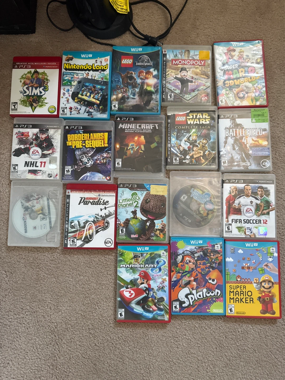 Wii, PS3, and PS4 Video Game Bundle - photo 2